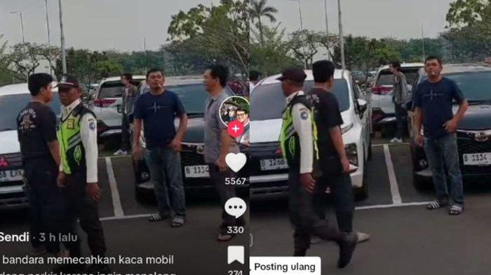 VIRAL Security Bandara Nekat Pecahkan Kaca Mobil, Ternyata Ada Nenek-nenek Terkunci Minta Tolong