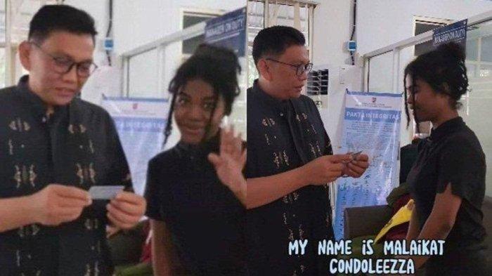 VIRAL Sosok Malaikat Urus KTP di Dukcapil, Rupanya Gadis Blasteran Indonesia-Nigeria