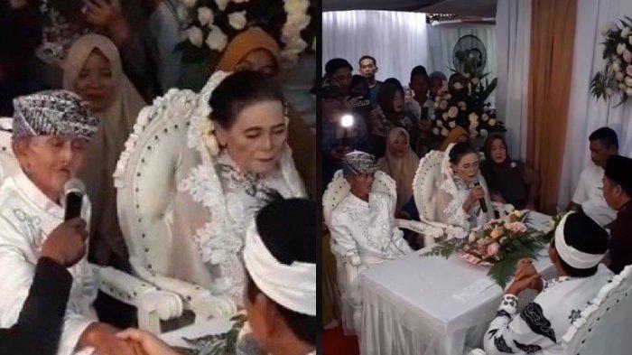 VIRAL Video Pernikahan Lansia 90 Tahun, Pengantin Pria Sempat Lupa Nama Calon Istri  saat Ijab Kabul