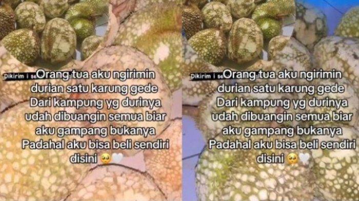 VIRAL Wanita Dikirimi Sekarung Durian Gundul dari Kampung, Terungkap Alasan Durinya Dibotakin