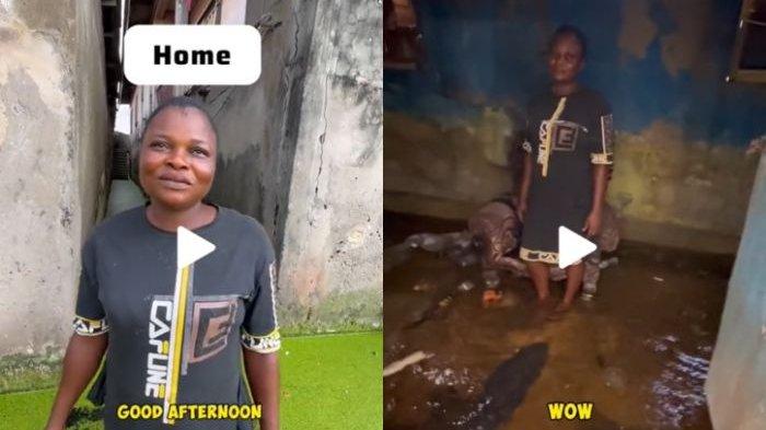 VIRAL Wanita di Kosan Rp119 Ribu Setahun, Kondisi Kamar Seadanya dan Selalu Kebanjiran