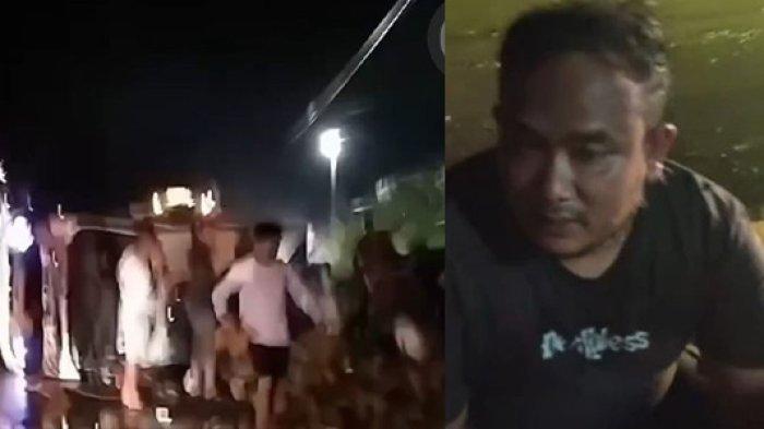 VIRAL Warga Lampung Jarah Durian dari Pikap Terguling, Sopir Lemas, Uang dan STNK Ikut Diambil