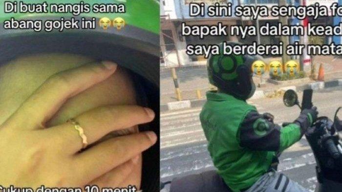 Viral Wanita Ini Nangis Drivel Ojol yang Ditumpanginya Ngotot Ogah Dibayar, Alasannya Bikin Terenyuh
