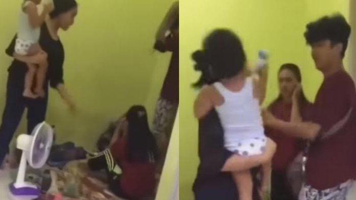 Viral istri labrak suami yang berduaan dengan selingkuhan di dalam rumah. Video viral ini diunggah oleh akun Instagram @terang_media.