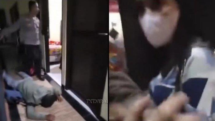 SUami pura-pura pingsan saat digerebek istri di sebuah penginapan di Manado Utara.