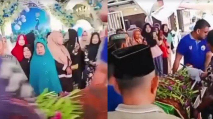 Viral pengantin wanita meninggal jelang resepsi pernikahan yang seharusnya dilaksanakan pada Sabtu (27/7/2024) di Jalan Dharma Lastarya (SPN HINAI), Pasar 9, Langkat, Sumatera Utara.