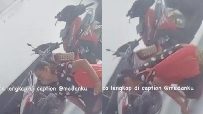 Viral pengemis wanita menangis histeri jika tak diberi uang oleh warga. Pengemis tersebut beraksi di Jalan Setiabudi (20/1/2024).