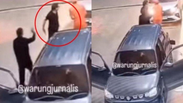 Viral pengendara mobil todongkan pistol ke petugas SPBU di Stasiun Pengisian Bahan Bakar Umum (SPBU) di Rest Area Cibubur, Tol Jagorawi, Jakarta Timur pada Kamis (23/1) dini hari.