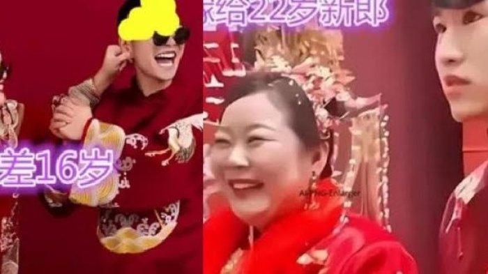 Viral seorang pria berusia 22 tahun menikahi atasannya yang berusia 38 tahun.