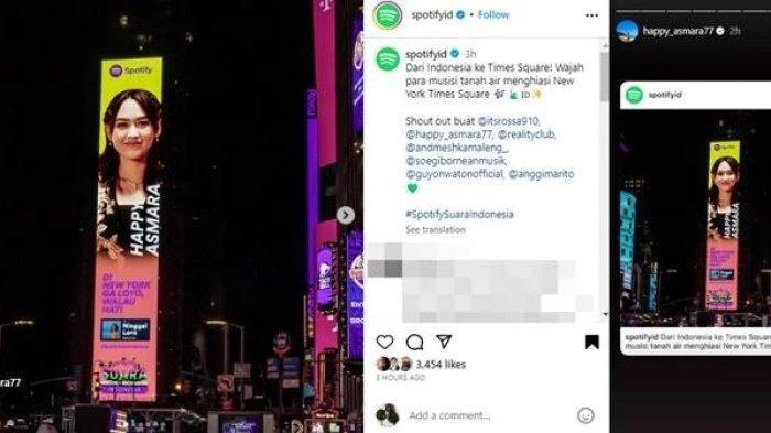 Nasib Penyanyi Ini Makin Mentereng Usai Ditinggal Nikah, Wajah Mejeng di Billoard Times Square