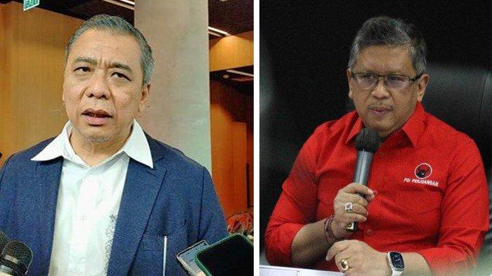 Wakil Ketua Nasdem Ahmad Ali dan Sekjen PDIP Hasto