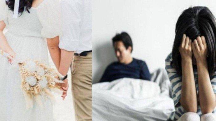 Wanita menyesal menikah dengan suami yang saki-sakitan 