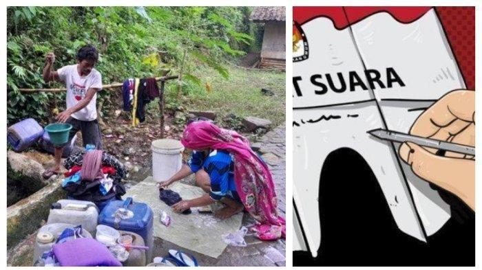Warga di Kelurahan Suralaya, Kecamatan Pulomerak, Kota Cilegon tak bisa lagi menikmati air bersih setelah saluran dihentikan caleg yang gagal.