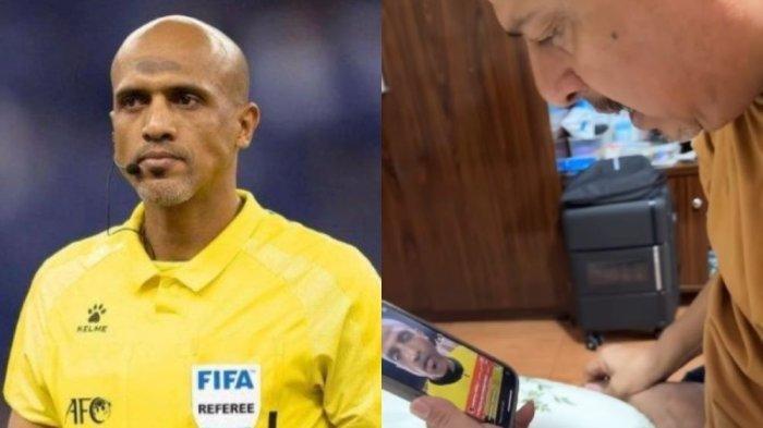 Wasit Ahmed Abu Bakar Al Kaf menjadi sorotan oleh warga Indonesia yang dianggap tak adil dalam laga timnas Indonesia vs Bahrain