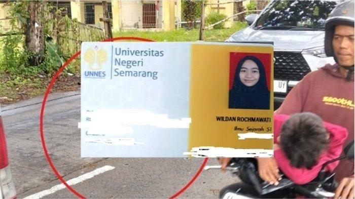 Wildan Rocmawati mahasiswi program studi Ilmu Sejarah Fisip Unnes menjadi korban tabrakan dengan Feeder Trans Semarang di Gunungpati akan menjalani wisuda.