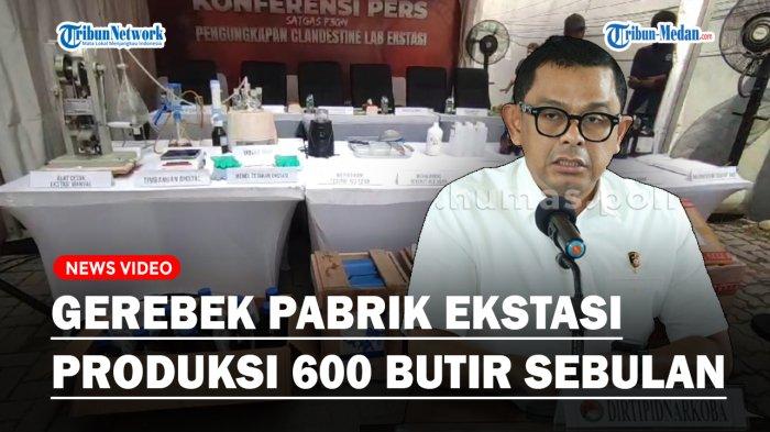 Direktorat tindak pidana narkoba Bareskrim Polri, dibantu Polda Sumut dan Bea Cukai menggerebek pabrik sekaligus laboratorium pembuatan narkoba jenis ekstasi di sebuah rumah toko (Ruko) nomor 136 C Jalan Kapten Jumhana, Kelurahan Sukaramai II, Kecamatan Medan Area, Kota Medan.