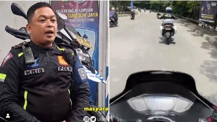 Polisi yang mengawal pemotor PCX buka suara, diduga pemotor dikejar oknum ngaku debt collector.