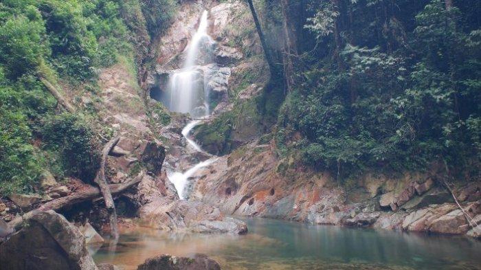 Lokasi air terjun Simempar di Desa Simempar, Kecamatan Gunung Meriah, Kabupaten Deliserdang