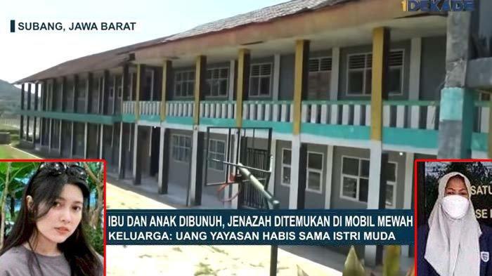Amalia Mustika Ratu (kiri), Yayasan milik Yosef, dan Mimin Isri Muda Yosef (kanan).
