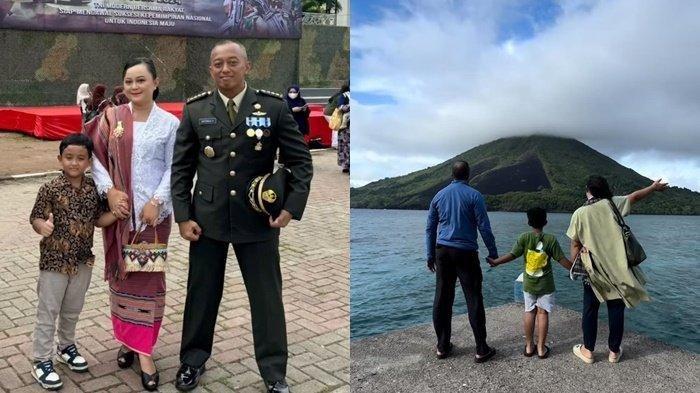 KISAH KOLONEL ANTONIUS- Potret Kolonel Cpl Antonius Hermawan dan istrinya, Ira dan putra sematawayangnya. Antonius Hermawan 14 tahun menantikan memiliki momongan, kini pergi untuk selama-lamanya tewas dalam ledakan amunisi (IG/antoniushr)