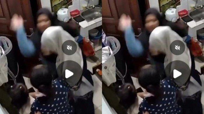ART TAMPAR MAJIKAN - Viral video seorang asisten rumah tangga di Cilacap menampar majikannya sendiri