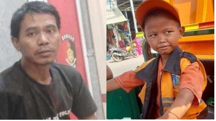 Usmanto, ayah bunuh anak di Jakarta.