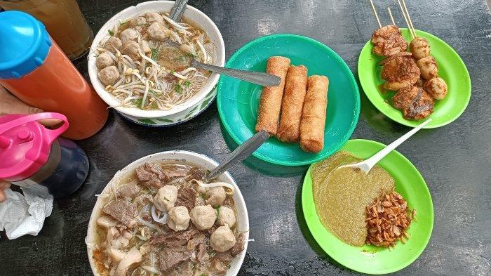 Bakso Methodist, satu diantara kuliner khas di Kota Medan yang cukup melegenda karena rasa dan kenikmatannya.(TRIBUN MEDAN/DIANA AULIA)