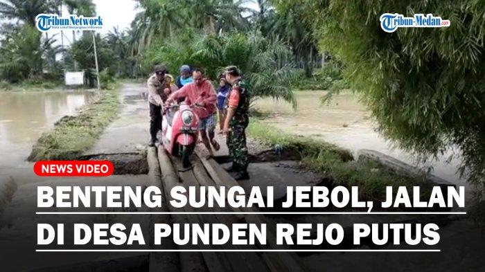 Anak tak diterima kerja di kebun, warga Tanjung Morawa Deli Serdang rusak jalan penghubung 2 desa