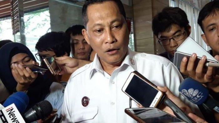 Direktur Utama Perusahaan Umum Badan Usaha Logistik (Perum Bulog) Budi Waseso di Kementerian Koordinator Bidang Perekonomian (Kemenko Perekonomian) Jakarta, Selasa (22/1/2019) lalu.