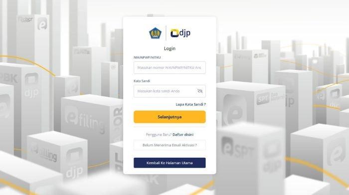 LAPOR PAJAK- Bila Anda ingin melaporkan pajak penghasilan, segera kunjungi laman DJP Online.