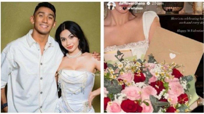 PACAR BARU ARIEL TATUM -- Ariel Tatum diduga pacaran dengan Daffa Wardhana, dapat buket bunga hingga buatkan pancake bentuk love.