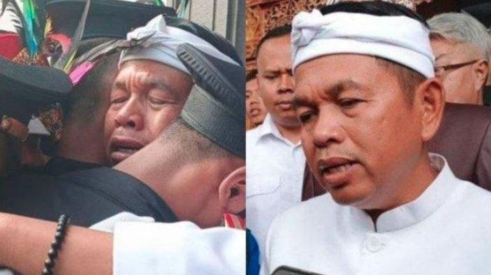 BARAK MILITER - Momen ketika Dedi Mulyadi melepas siswa keluar dari barak militer.