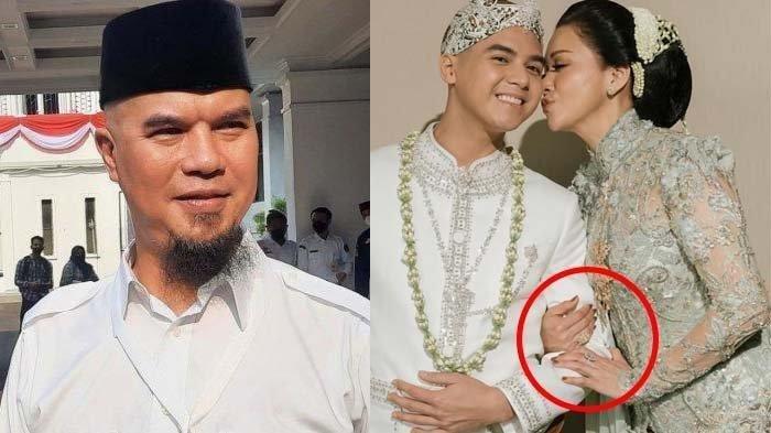 NGUNDUH MANTU AL GHAZALI: Tangkapan layar momen Terungkap biaya fantastis yang dirogoh Ahmad Dhani untuk acara ngunduh mantu Al Ghazali. Ternyata setara dengan harga perhiasan Maia Estianty.