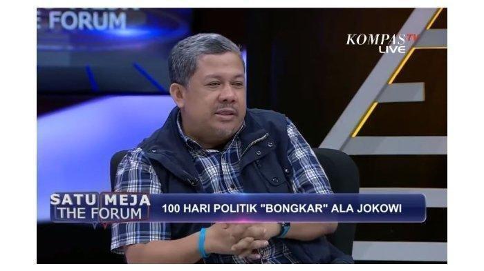 FAHRI Hamzah Blak-blakan Sebut Jokowi sebagai Presiden Kesepian di Momentum 100 Hari Kerja. Wakil Ketua Umum Partai Gelora, Fahri Hamzah dalam kanal YouTube Kompas TV, Kamis (30/1/2020). ( YouTube Kompas TV)