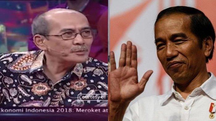 Faisal Basri dan Presiden Joko Widodo.