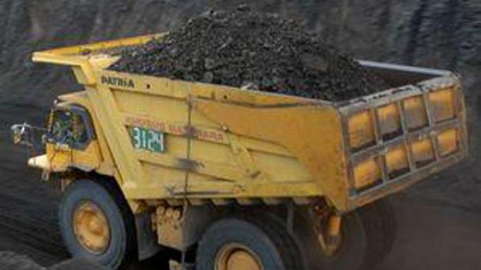 Salah satu bentuk kegiatan penambangan batu bara di Kalimantan