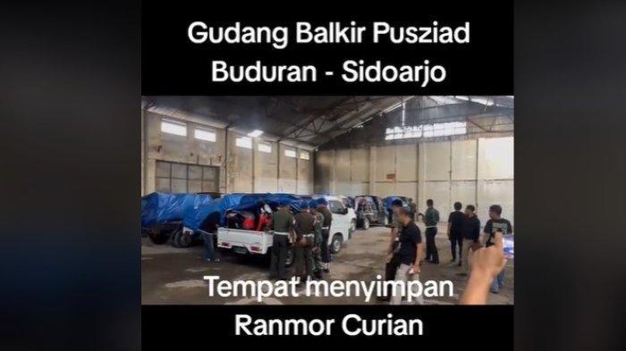 Gudang penyimpanan Kendaraan Curian dibongkar Polri dan TNI. Ironisnya, gudang itu berada di markas TNI AD, tepatnya Gudang Balkir Pusat Zeni TNI AD, Buduran, Sidoarjo, Jawa Timur.
