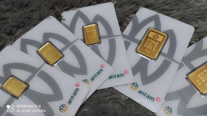 LOGAM MULIA- Harga emas Antam Logam Mulia hari ini, 23 Juli 2025 makin bersinar. Harganya berada pada level