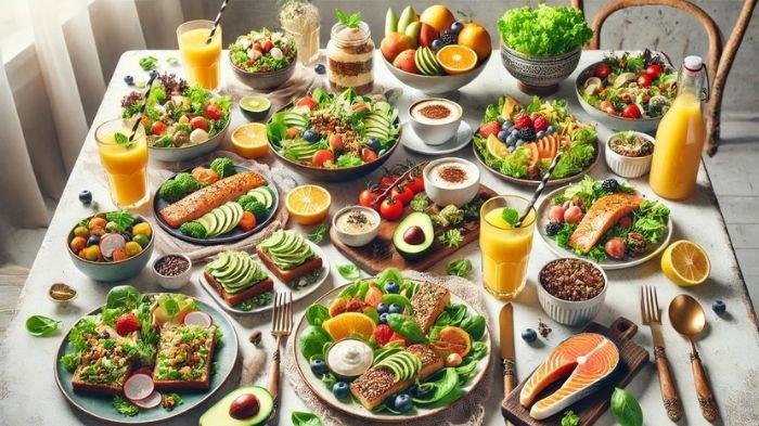 MAKANAN SEHAT- Ilustrasi makanan sehat yang layak dikonsumsi untuk menjaga kebugaran tubuh.