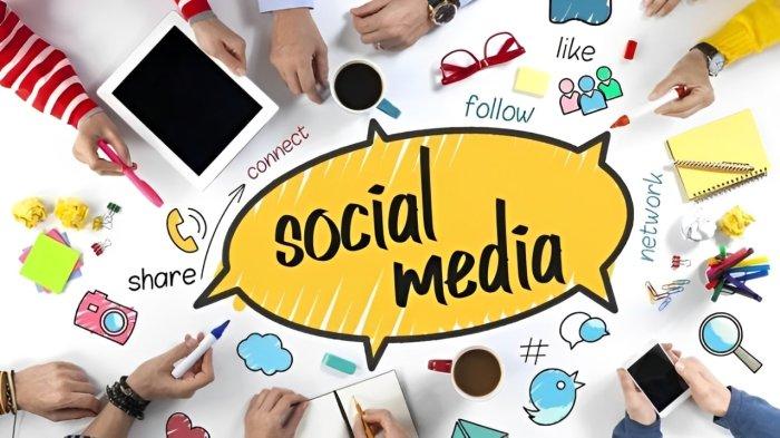 ILUSTRASI- Gambaran tentang media sosial yang tak luput dari kehidupan kita sehari-hari.