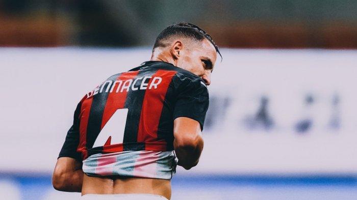 Sosok Ismael Bennacer, regista andalan AC Milan yang dalam dua musim terakhir namanya menyeruak ke permukaan Liga Italia.