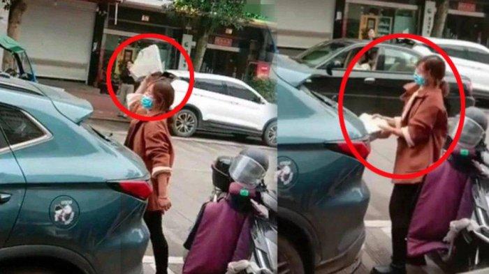 Geram diselingkuhi, Vu menghancurkan mobil suaminya yang terparkir di area tempat tinggal sahabatnya.
