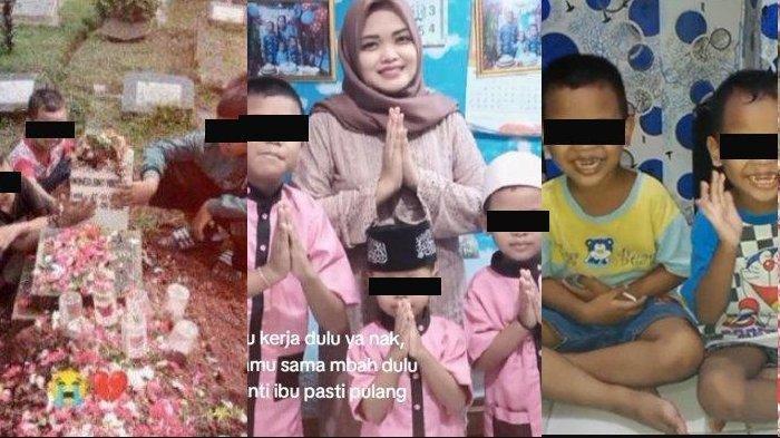 Tiga bocah ditinggal ibu meninggal dunia kelelahan bekerja