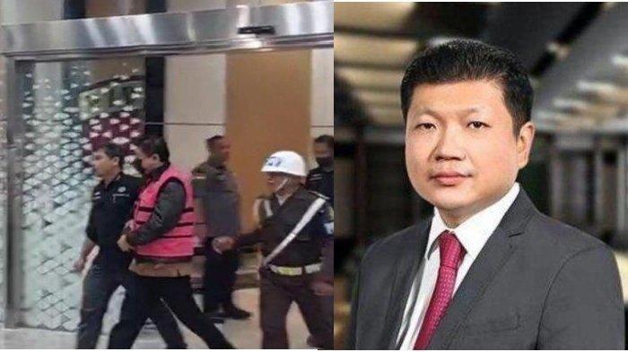 TERSANGKA : Penampakan eks Direktur PT Sritex Iwan Setiawan Lukminto, Direktur Utama Bank DKI periode 2020 Zainuddin Mappa dan Pemimpin Divisi dan Korporasi Bank Bjb Dicky Syahbandinata saat digiring ke mobil tahanan usai ditetapkan sebagai tersangka oleh Kejagung atas kasus dugaan korupsi pemberian kredit bank ke PT Sritex, Rabu (21/5/2025)