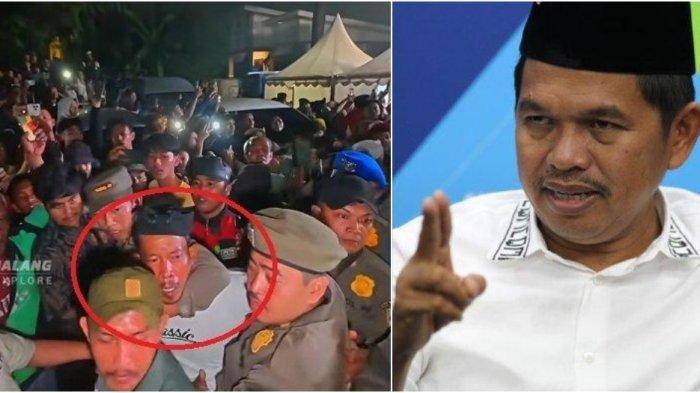 KDM DISIRAM AIR - Pelaku penyiraman terhadap Dedi Mulyadi di Bekasi. Misteri sosok pria berjimat tiba-tiba melakukan aksi tak wajar kepada Gubernur Dedi Mulyadi saat mengunjungi Bekasi, Jawa Barat.