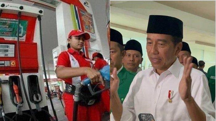 Ilustrasi BBM dan Presiden Jokowi
