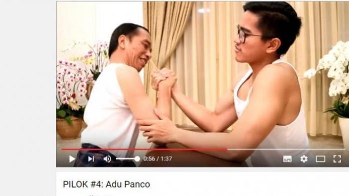 Video Blog anak bungsu Presiden Jokowi, Kaesang Pangarep yang menampilkan candaan sehari-harinya dengan sang ayah.