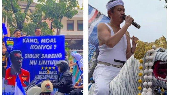 BAK BUMI LANGIT - Pendukung setia Persib, Bobotoh, memperlakukan sosok Dedi Mulyadi dan Ridwan Kamil dengan berbeda. Dedi Mulyadi menuai pujian sementara pendahulunya disindir pedas. (Instagram Dedi Mulyadi dan Istimewa).