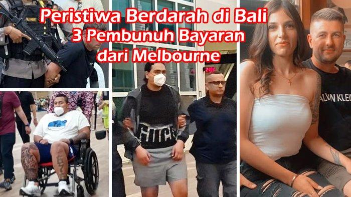 Tim gabungan Polda Bali bersama Bareskrim Polri akhirnya berhasil menuntaskan kasus penembakan dua warga negara Australia di Bali. Dua WNA asal Australia tersebut ialah Zivan Radmanovic (32) dan Sanar Ghanim (34), ditembak pada Sabtu (14/6/2025) dini hari, di sebuah vila di Munggu, Mengwi, Kabupaten Badung, Bali. (Kolase Tribun-Bali.com/Dailymail)