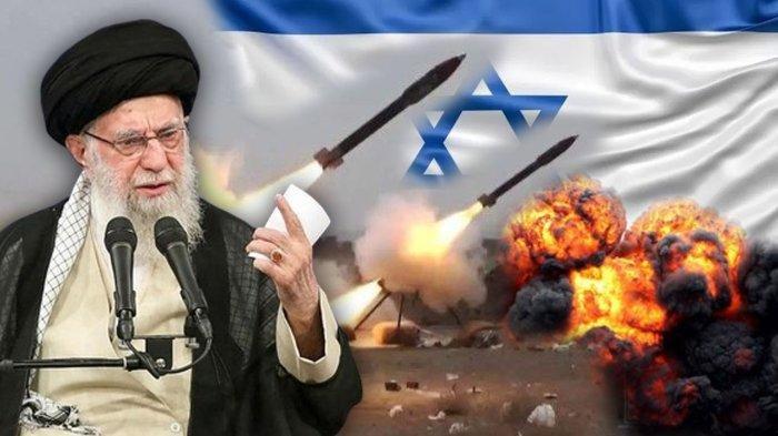 Pemimpin Tertinggi Iran, Ayatollah Ali Khamenei usai diserang Israel bertubi-tubi hingga Jumat (13/6/2025).